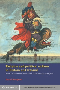 Imagen de portada: Religion and Political Culture in Britain and Ireland 1st edition 9780521479257