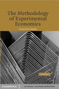 Imagen de portada: The Methodology of Experimental Economics 9780521853408