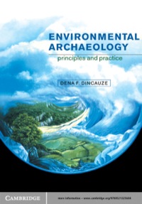 Imagen de portada: Environmental Archaeology 1st edition 9780521310772