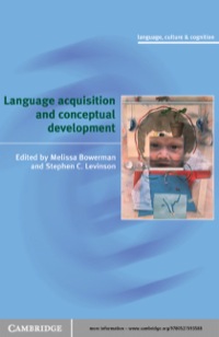 Cover image: Language Acquisition and Conceptual Development 1st edition 9780521593588