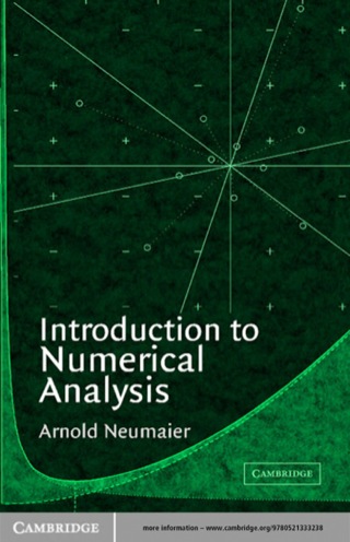 Imagen de portada: Introduction to Numerical Analysis 1st edition 9780521333238