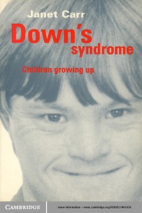 Imagen de portada: Down's Syndrome 1st edition 9780521469333