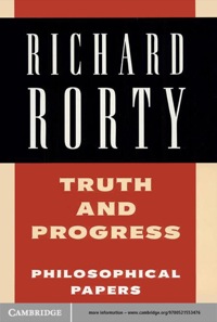 Titelbild: Truth and Progress: Volume 3 1st edition 9780521556866