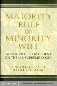Cover image: Majority Rule or Minority Will 1st edition 9780521624244