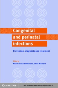 Imagen de portada: Congenital and Perinatal Infections 1st edition 9780521789790