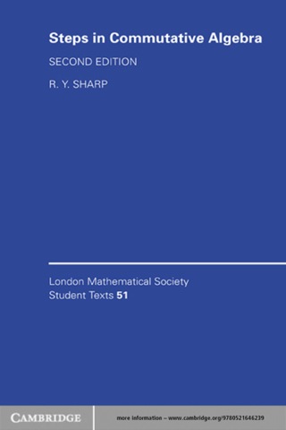 Cover image: Steps in Commutative Algebra 2nd edition 9780521646239