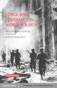 Cover image: Force and Legitimacy in World Politics 1st edition 9780521691642