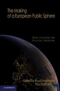 Imagen de portada: The Making of a European Public Sphere 9780521190909