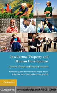 表紙画像: Intellectual Property and Human Development 9780521190930