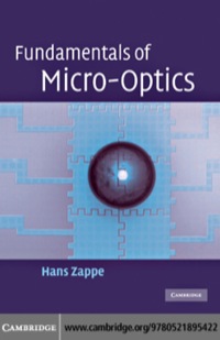 صورة الغلاف: Fundamentals of Micro-Optics 1st edition 9780521895422