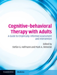 صورة الغلاف: Cognitive-behavioral Therapy with Adults 9780521896337