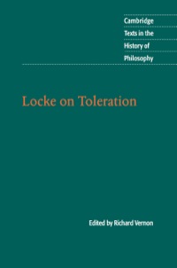 صورة الغلاف: Locke on Toleration 9780521764193