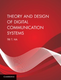 Imagen de portada: Theory and Design of Digital Communication Systems 9780521761741