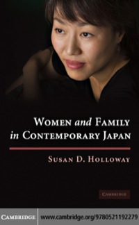 Imagen de portada: Women and Family in Contemporary Japan 9780521192279