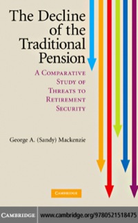 Cover image: The Decline of the Traditional Pension 9780521518475