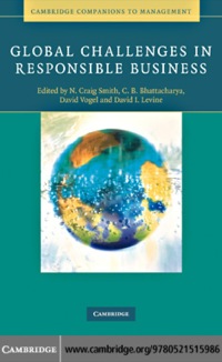 Titelbild: Global Challenges in Responsible Business 9780521515986