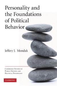 Cover image: Personality and the Foundations of Political Behavior 9780521192934