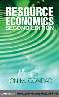 Cover image: Resource Economics 2nd edition 9780521874953