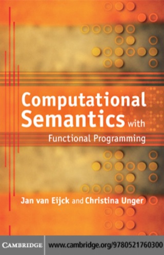 Imagen de portada: Computational Semantics with Functional Programming 1st edition 9780521760300