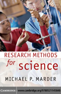 Cover image: Research Methods for Science 1st edition 9780521145848