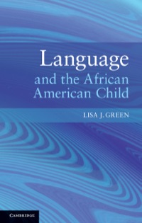 Cover image: Language and the African American Child 9780521853095