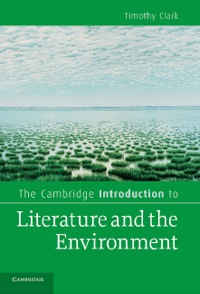 Imagen de portada: The Cambridge Introduction to Literature and the Environment 9780521896351