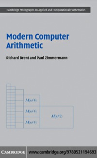 Cover image: Modern Computer Arithmetic 1st edition 9780521194693