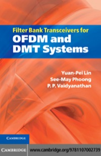 Imagen de portada: Filter Bank Transceivers for OFDM and DMT Systems 1st edition 9781107002739