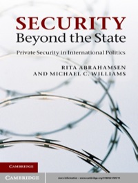 Cover image: Security Beyond the State 1st edition 9780521764711