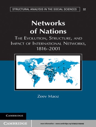 Omslagafbeelding: Networks of Nations 1st edition 9780521198448