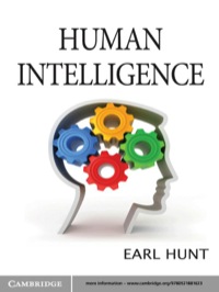 صورة الغلاف: Human Intelligence 1st edition 9780521881623