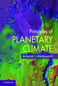 Imagen de portada: Principles of Planetary Climate 1st edition 9780521865562