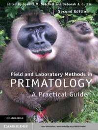 Imagen de portada: Field and Laboratory Methods in Primatology 2nd edition 9780521194099