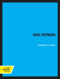 Cover image: Hans Hofmann 1st edition