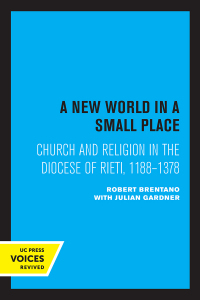 Cover image: A New World in a Small Place 1st edition 9780520357013