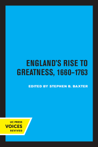 Cover image: England's Rise to Greatness, 1660-1763 1st edition 9780520357518