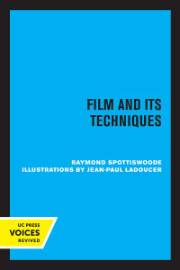 Omslagafbeelding: Film and Its Techniques 1st edition 9780520358058