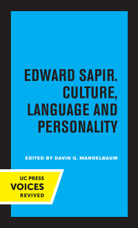 Cover image: Culture, Language and Personality 1st edition