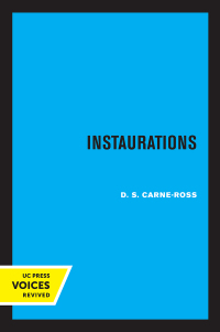 Titelbild: Instaurations 1st edition 9780520307247