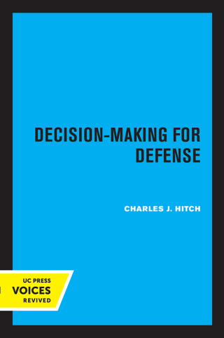 Cover image: Decision-Making for Defense 1st edition 9780520358775