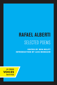 Cover image: Rafael Alberti 1st edition 9780520307940