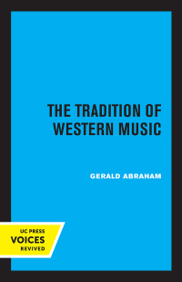 Cover image: The Tradition of Western Music 1st edition 9780520308169