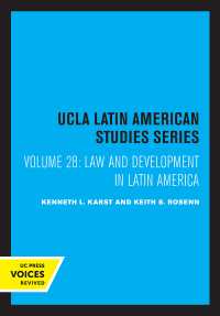 Titelbild: Law and Development in Latin America 1st edition