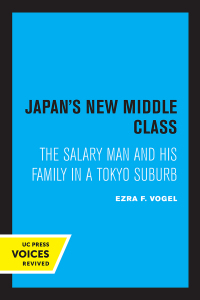 Cover image: Japan's New Middle Class 1st edition 9780520360266