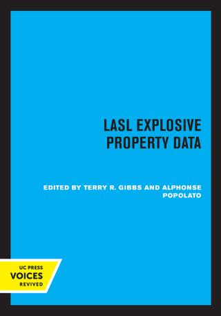 Omslagafbeelding: LASL Explosive Property Data 1st edition
