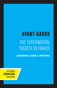 Cover image: Avant-Garde 1st edition 9780520360389