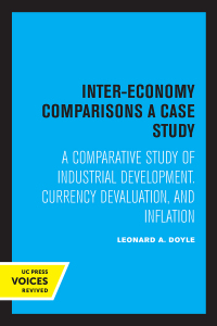 Cover image: Inter-Economy Comparisons: A Case Study 1st edition 9780520360693