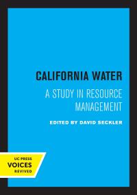 Imagen de portada: California Water 1st edition