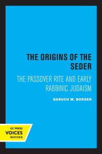 Omslagafbeelding: The Origins of the Seder 1st edition 9780520362277