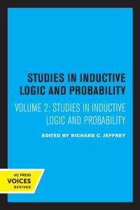 Imagen de portada: Studies in Inductive Logic and Probability, Volume II 1st edition 9780520318311